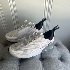 Nike Sneakers White size 2Y normal wear needs a quick cleaning.